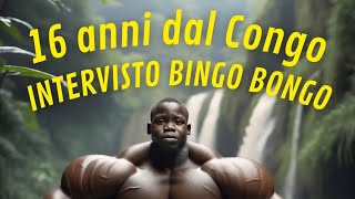 Intervisto BINGO BONGO Bodybuilder di 16 anni del CONGO 😎 [upl. by Nilat765]