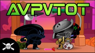 AVPVTOT Alien Vs Predator Vs TrickOrTreating  A Halloween Short by James [upl. by Tonry143]