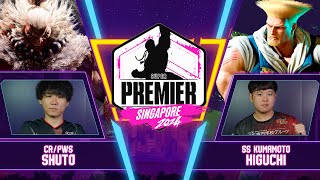 CRPWSShuto Akuma vs SS熊本 Higuchi Guile  Top 8  CAPCOM Pro Tour 2024 SUPER PREMIER SINGAPORE [upl. by Yerak]