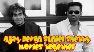 Ajay Devgn and Suniel Shetty Movies together  Bollywood Films List 🎥 🎬 [upl. by Ardisj]