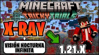 👉 Instalar XRAY  VISION NOCTURNA INFINITA para Minecraft 121 [upl. by Moretta]