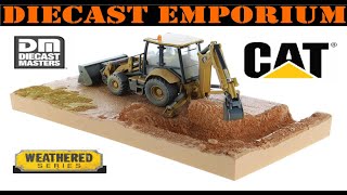 150 Scale Diecast Masters Weathered Series Caterpillar 420F2 IT Backhoe  Unboxing amp Review [upl. by Baten]