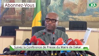 Suivez la Conférence de Presse de Barthélémy Dias Maire de DAKAR [upl. by Lattonia]