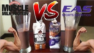 Muscle Milk VS Myoplex Lite Protein Shake Review  Which Is Best For Muscle Building [upl. by Annelise]