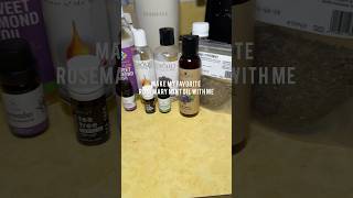 DIY ROSEMARY MINT OIL with aloe vera mielle diy hairgrowthoil [upl. by Kapeed]