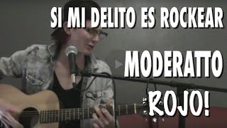 Rojo Cover Si mi delito es rockearModeratto [upl. by Norford197]