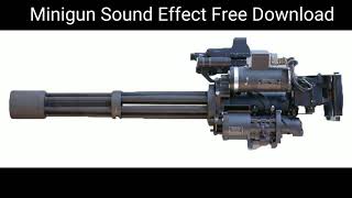 Minigun Sound Effect w Bullets Falling Free Download [upl. by Tice30]