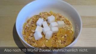 Gesundes Müsli ohne Zuckerfallen selber machen  make cereal itself [upl. by Swithin]