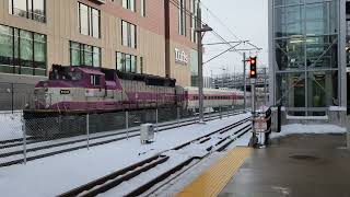 Tufts University from Newark airport by train feat Amtrak cafe car [upl. by Esojnauj727]