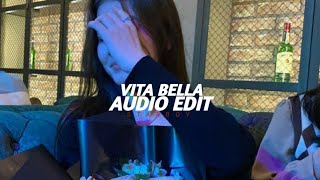 Vita Bella sped up  Havana  Audio Edit [upl. by Yedok]