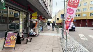 Stockholm Walks Stuvsta Suburb center to residential streets [upl. by Eldreda863]