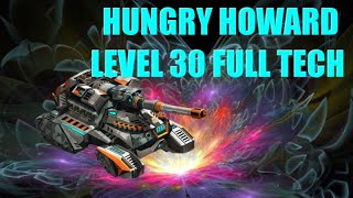 War Commander Hungry Howard Level 30 Full Tech [upl. by Mariquilla942]