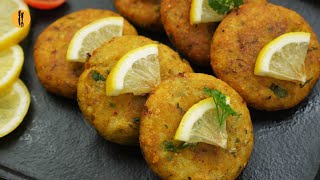 Crispy Aloo Tikki Recipe By Food Fusion Ramzan Special [upl. by Lanza]