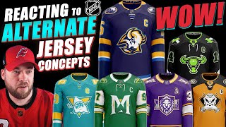 NHL Alternate Jersey Concepts WOW Some of the BEST I Have Seen [upl. by Sremmus]