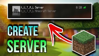 How To Make A Minecraft Server For Free 2024  All Version [upl. by Ydissahc]