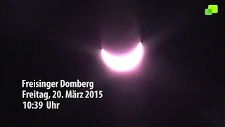 Sonnenfinsternis Domberg Freising 2015 [upl. by Rahmann603]