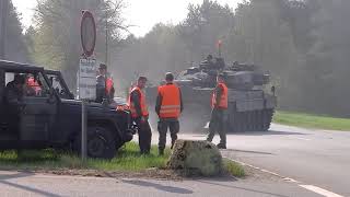 Bundeswehr Panzer Leopard 2 MBT Tank Transportpanzer Fuchs Bergen Hohne Ranges [upl. by Nylaret72]