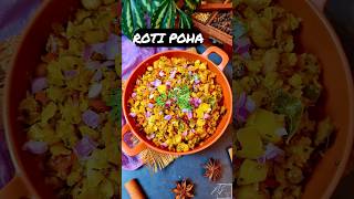 Roti Poha  Leftover Roti Recipe  Roti Poha Recipe  Poha Recipe  Leftover Roti Nashta  shorts [upl. by Nathanael]