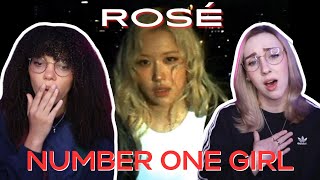 COUPLE REACTS TO ROSÉ  number one girl official music video [upl. by Asiel]