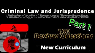 Part 1 CRIMINAL LAW AND JURISPRUDENCE  100 BOARD QUESTIONS  Study Smarter Not Harder [upl. by Dorsey]