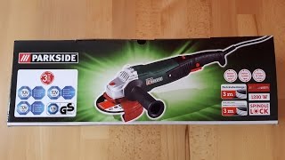 Parkside PWS 125 B2 Winkelschleifer Flex Angle Grinder 125 mm  Unboxing 4K [upl. by Karlotta442]