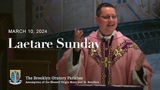 Liturgy of the Word  Laetare Sunday  March 10 2024  BROOKLYN ORATORY [upl. by Etnor786]