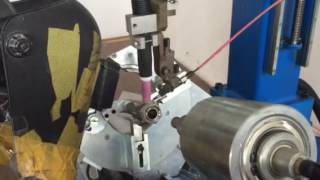 Omega hoses China factory metal hose automated welding 欧米茄波纹管自动焊接 [upl. by Khoury]