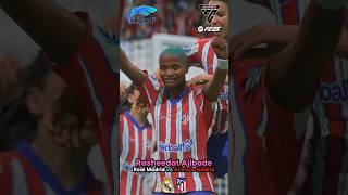 RASHEEDAT AJIBADE SCORES Real Madrid Femenino vs Atletico Madrid Femenino  Liga F 202425 [upl. by Pearlstein]