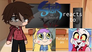 SVTFOE reacts to Stars future as Charlie Morningstar SVTFOE x HH Gacha 12 [upl. by Orlantha27]