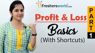 Aptitude Made Easy  Profit amp Loss – Basics and Methods Profit and loss shortcuts Math tricks [upl. by Eylsel]