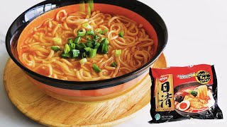 Nissin Japanese Ramen  Kyushu Red Instant Noodle REVIEW [upl. by Calvano]