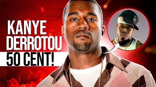 O DIA QUE KANYE WEST DERROTOU 50 CENT A TRETA ABSURDA ENTRE ELES [upl. by Eecal961]