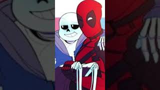 Sans Meets Deadpool Undertale Comic Dub undertale deadpool [upl. by Amil424]