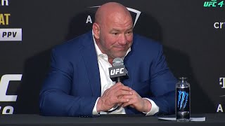 UFC 269 Dana White PostFight Reaction [upl. by Anyel]