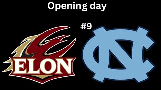 Elon VS UNC Live Reaction College Basketball [upl. by Ymaral]