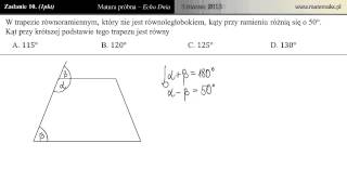 Zadanie 10  Matura próbna 05032013 Echo Dnia [upl. by Ezekiel620]