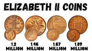 Rare Elizabeth II Copper Coins with Staggering Values [upl. by Atronna]