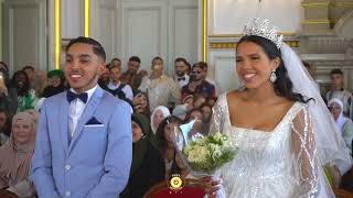 IKRAM ♾ AMINE ❣️MAGNIFIQUE MARIAGE À LIMOGES 😍 [upl. by Bremer]