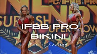 IFBB PRO BIKINI ROUTINE Indy Pro Show 2024 [upl. by Nnahs]