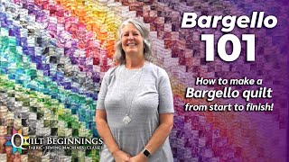 Creating a Bargello Quilt from Start to Finish  Quilt Beginnings [upl. by Ecinaej229]