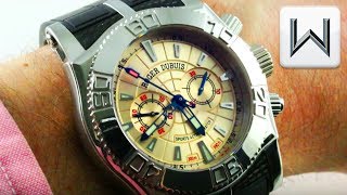 Roger Dubuis Easy Diver Chronograph SALMON DIAL SE465691253 Luxury Watch Review [upl. by Kanor31]