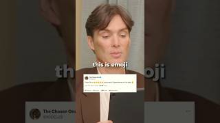 Cillian Murphy cant read emojis 😂 [upl. by Brace]