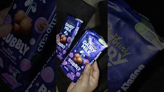 DAIRY MILK BUBBLY🍫 like dairymilk chocolate share comment pls shorts [upl. by Oicanata]