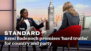 New Tory leader Kemi Badenoch promises ‘hard truths’ for country and party [upl. by Janice806]