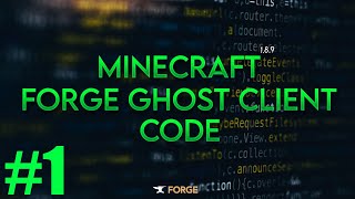 How to code a 189 Minecraft Forge Ghost Client 1  Setting Up [upl. by Corene]