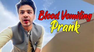 Blood Vomiting Prank On Family  Abrar Nay Sara Prank Khrb Kar Diya ☹️ [upl. by Richardo]