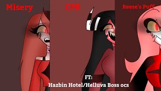 Misery  CPR  Reeses puff  Hazbin Hotel  Helluva boss Ocs [upl. by Kacey978]