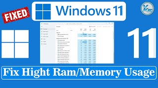 ✅ How To Fix High RamMemory Usage on Windows 11 [upl. by Asecnarf]