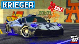 Benefactor Krieger Best Customization  Review  Aggressive Racing Build  GTA 5 Online [upl. by Courtund]