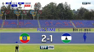 Ethiopia 21 Lesotho  Goals and Highlights  International Friendly Match 2 [upl. by Ettennal]